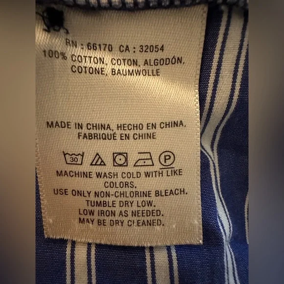 Maeve Newport Striped Blue and White Wrap Shirt Dress NWOT - Picture 8 of 9